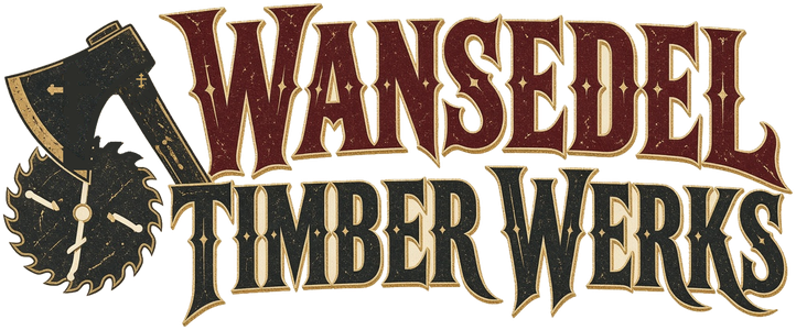Wansedel Timber Werks sawmill logo, Clifford, Michigan